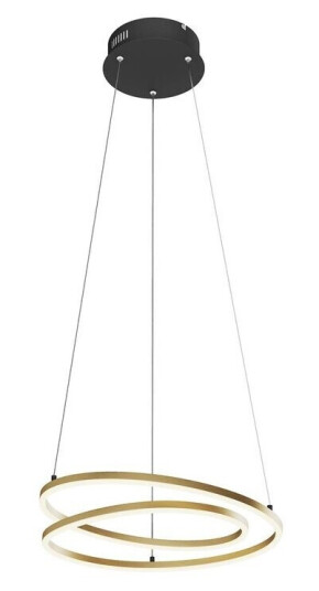 Lindby Davian LED-hengelampe, dimbar, messing Lindby Davian LED-hengelampe, dimbar, messing