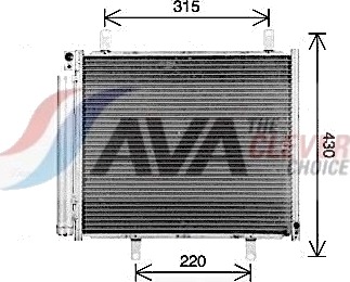 Kondensator, klimaanlegg AVA COOLING SYSTEMS SZ5165D