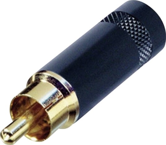 Rean Av Nys352bg Cinch-Kontakt – Rett Polpar: 2 Sort – 1 Stk