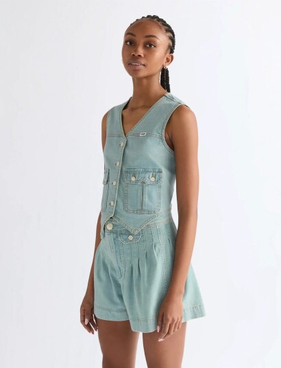 Wrangler Country Estate Vest Blue L x 00