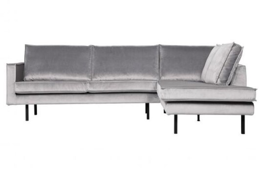 BePureHome Rodeo Sofa m/Venstrevendt sjese - Antracit Velur