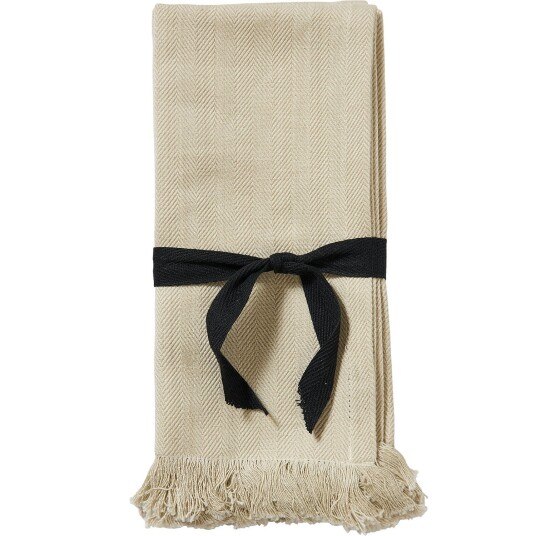 Muubs Umami Serviett 45x45 cm 2 pk Grå / Sand Muubs Umami Serviett 45x45 cm 2 pk Grå / Sand