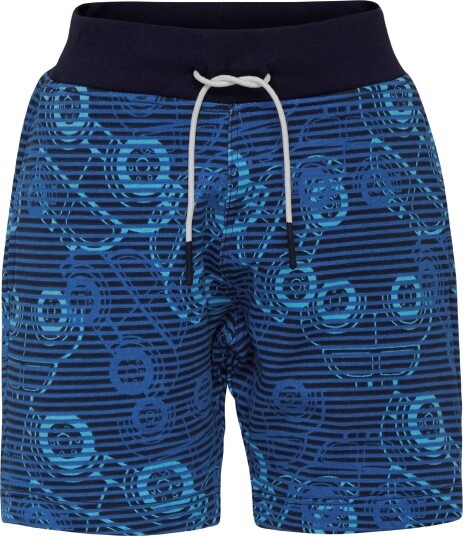 LEGO® Duplo Shorts LWPan Navy/Blå Stripet m. Biler LEGO® Wear 1½ år 86 Shorts