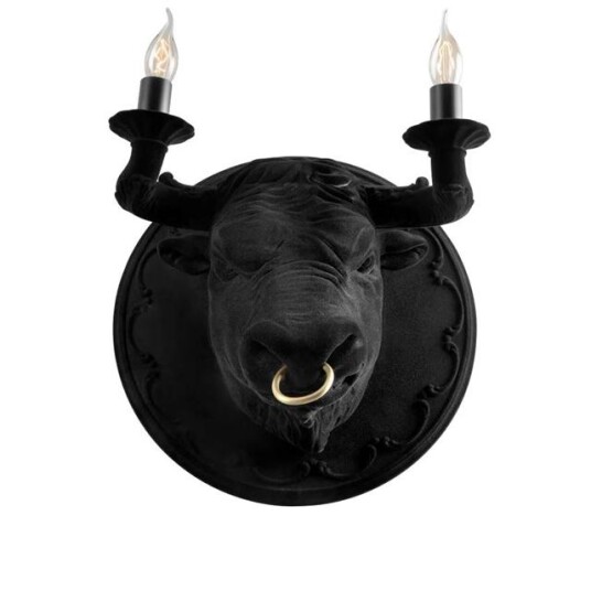 Karman Corrado Vegglampe Black Velvet Karman Corrado Vegglampe Black Velvet