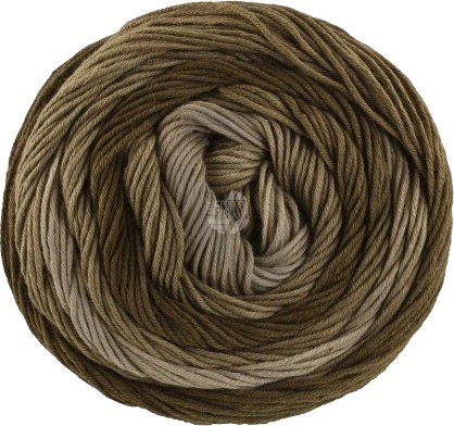 Lana Grossa Gomitolo Tono Garn 1045 Khaki / Brun oliven / Leirfarge