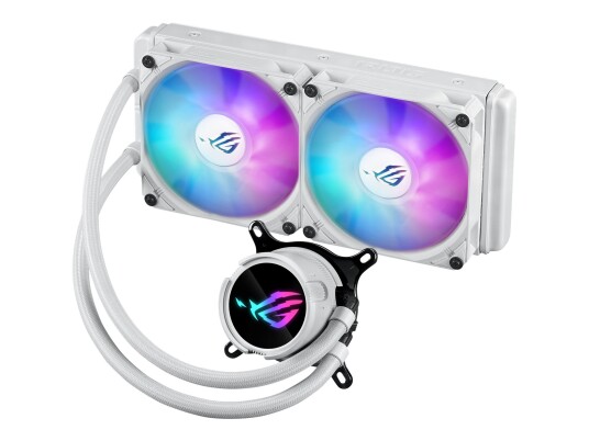 ASUS ROG STRIX LC III 240 ARGB - White Edition - væskekjølesystem for prosessor