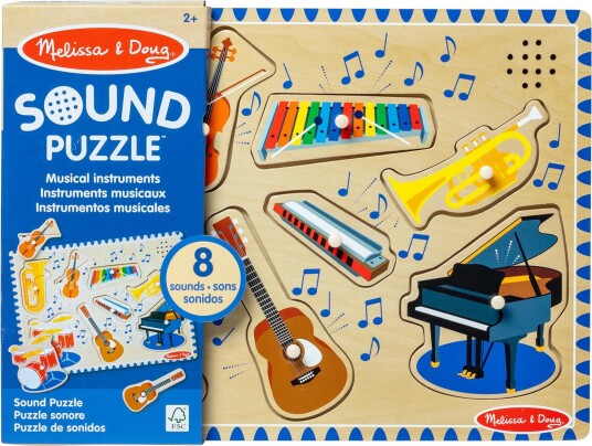 Melissa & Doug Lyd Puslespill 8 brikker