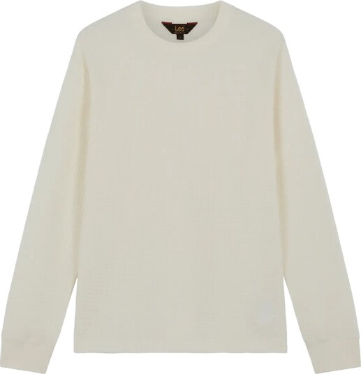 Lee Jeans Ls Waffle Tee Cream XL