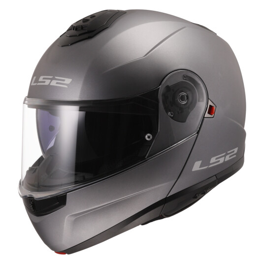 LS2 Åpningshjelm  FF908 Strobe II Matt Titanium