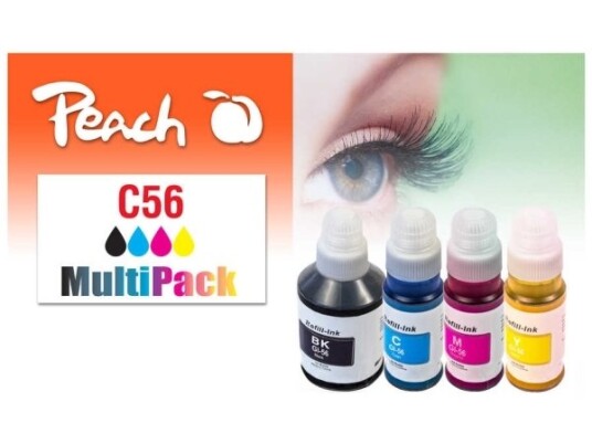 Peach 321697 Standard Utskriftsproduksjon 170 Ml 70 Ml 6000 Sider 4 Stykker Multipakke