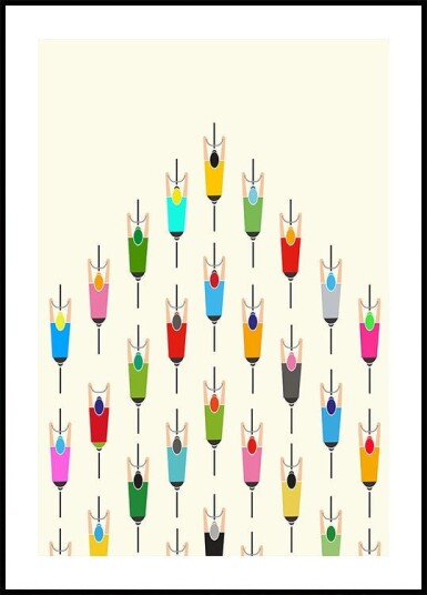 Leading the Pack Plakat / 40x50cm Leading the Pack Plakat / 40x50cm