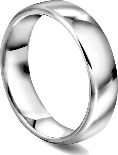 Moments By Pan Jewelry Giftering i 375 hvitt gull | 5 mm bredde