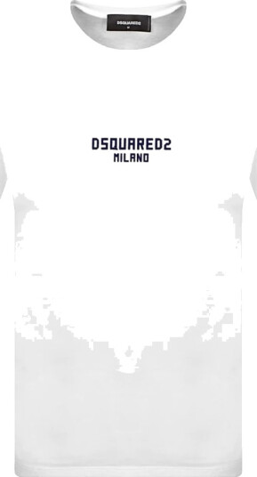 Dsquared2 Herre Topper Hvit XS,