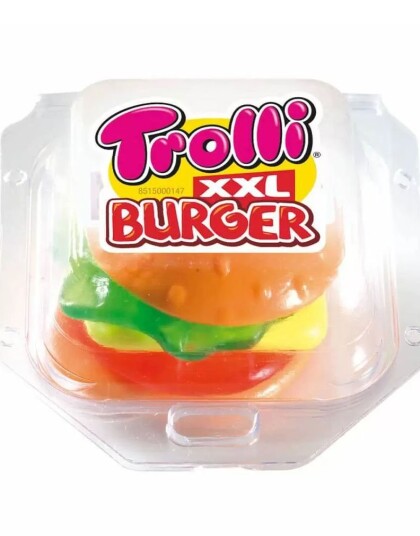 Trolli XXL Vingummi Burger 50 gram Trolli XXL Vingummi Burger 50 gram