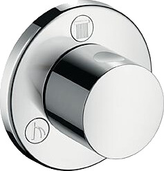 Hansgrohe Ecostat Trio/Quattro ventil Krom, avsperring/vender