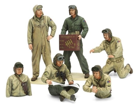 Tamiya 1/35 U.S. Tank Crew Set (European Theater)