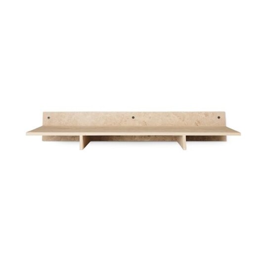 Mater Edge hylle B60 Kaffe/Lys Mater Edge hylle B60 Kaffe/Lys
