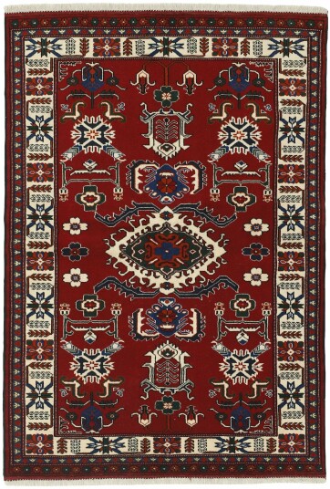 Håndknyttet. Opphav: Persia Torkaman Fine Teppe 138x200