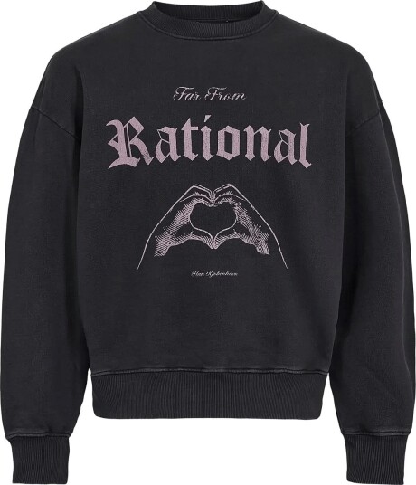 HAN Kjøbenhavn Heart Loose Crewneck DARK GREY XXL HAN Kjøbenhavn Heart Loose Crewneck DARK GREY XXL