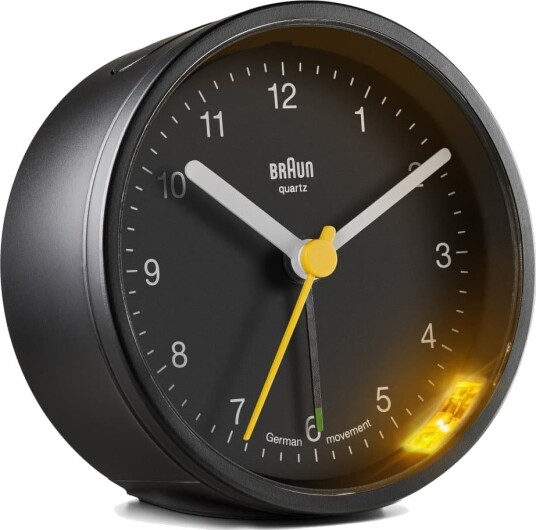 Braun vekkerklokke med snooze og lys BC12B