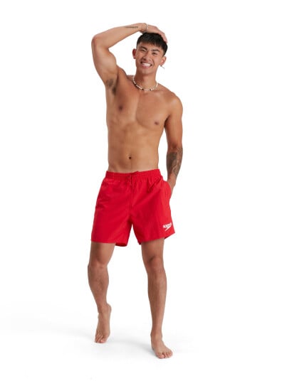Speedo Essentials Swim Short 16" - Red - XS