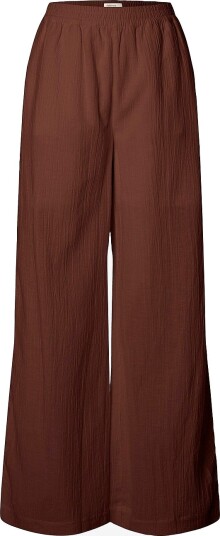 Selected Women   Bukser Slffinnie MW Wide Sun   Rød