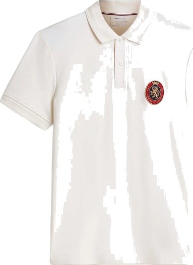 Tommy Hilfiger Icon Reg Polo - IVORY PETAL - M