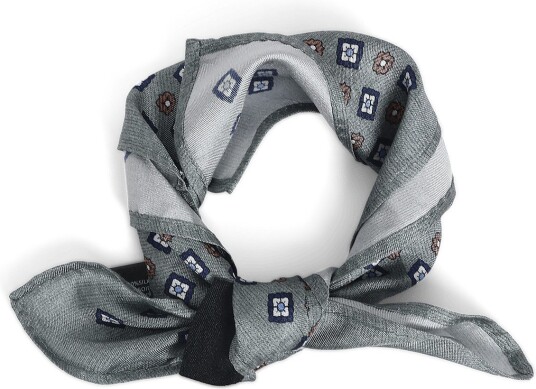 Amanda Christensen Pocket Square 507 OLIVE MELANGE One Size