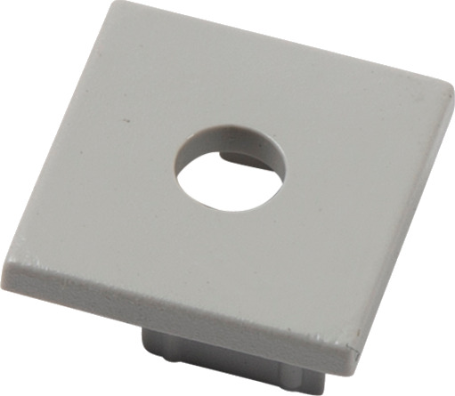 Ansell Lighting endestykke med hull 15x56,2 mm aluminium