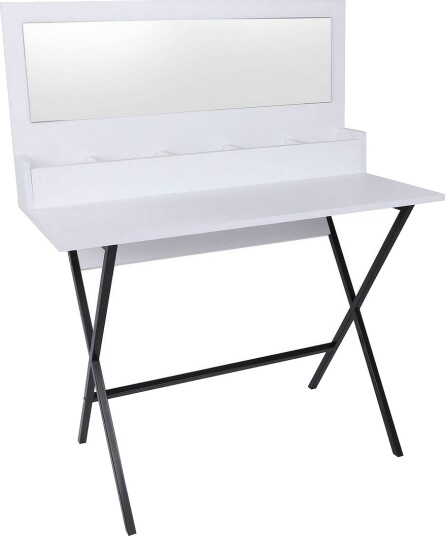 Shonao Dressing Sminkebord 100 cm - Hvit / Svart