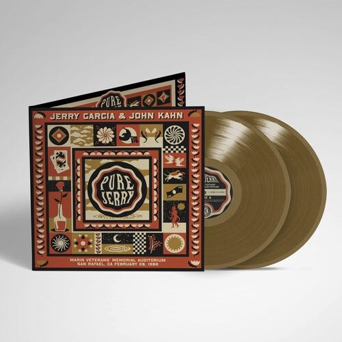 Jerry Garcia & John Kahn Pure Jerry: Marin Veterans Memorial Auditorium LP/Vinyl