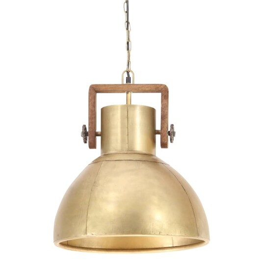 vidaXL Industriell hengelampe 25 W messing rund 40 cm E27 vidaXL Industriell hengelampe 25 W messing rund 40 cm E27