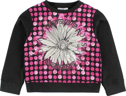 Young Versace Collegegenser   Svart m. Rosa/Medusa   Versace   8 år 128   Collegegenser