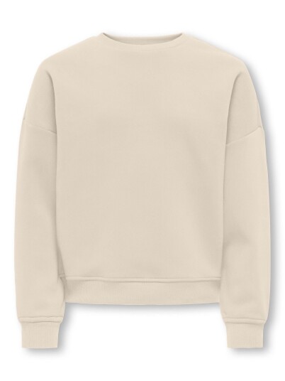 Kids Only Sweat Life Long Sleeve Crew Oversize Sweat Beige 110/116