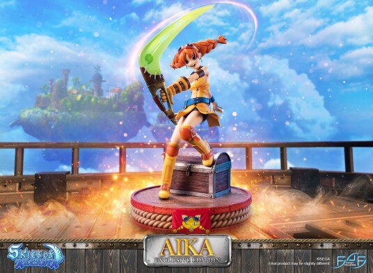 First4Figures Aika Skies of Arcadia Resin Figur i Dynamisk Positur First4Figures Aika Skies of Arcadia Resin Figur i Dynamisk Positur