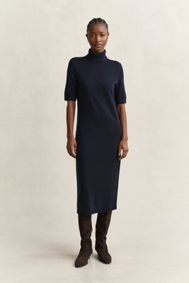 Gant Merino Dress Navy M