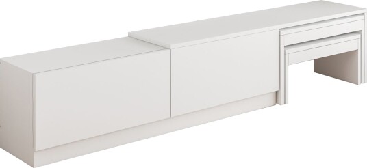 Zalven TV-benk 180x36x30 cm - hvit Zalven TV-benk 180x36x30 cm - hvit