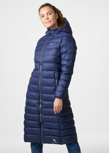 Swedemount Östersund Long Down Coat W Dk. Navy/Dk. Navy 34 Vinterjakker