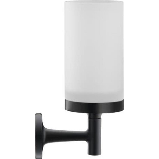 Duravit Starck T Tannglassholder Sort Matt/Frostet glass
