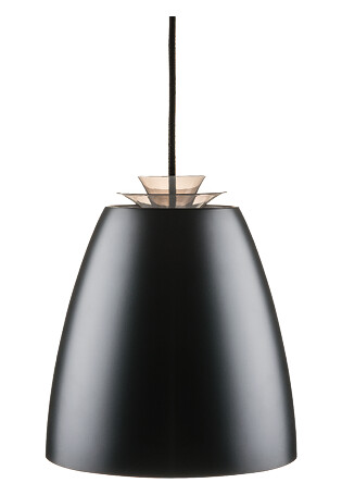 SG Bell Midi Takpendel Sort/Hvit 10W LED inkl. pære