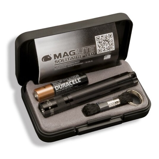 Lommelykt Maglite Solitaire LED   47 lm / 81 mm / Batteridrevet Svart