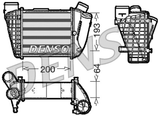 Intercooler DENSO DIT02004 Intercooler DENSO DIT02004