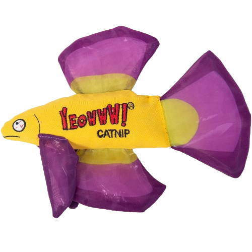 Yeowww! Catnip Mo Betta Fish Purple 16.5 X 12.7 X 2.5 cm Katt Halsbånd Og Seler Seler Yeowww! Catnip Mo Betta Fish Purple 16.5 X 12.7 X 2.5 cm Katt Halsbånd Og Seler Seler