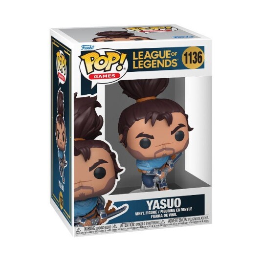 Funko League of Legends Yasuo Actionfigur i Displayeske