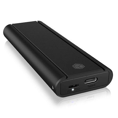 ICY BOX M.2 NVMe SSD Kabinet USB-C 3.2 Sort ICY BOX M.2 NVMe SSD Kabinet USB-C 3.2 Sort