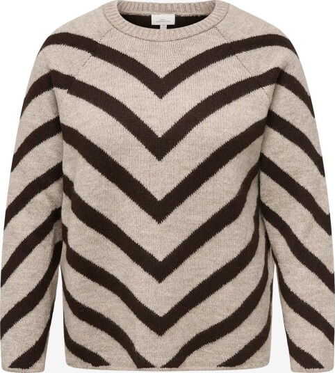 ONLY Carmakoma Careliza L/S Pullover Knt Noos STRING 50 52
