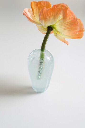 Mimou   Munnblåst vase Liv   Blå