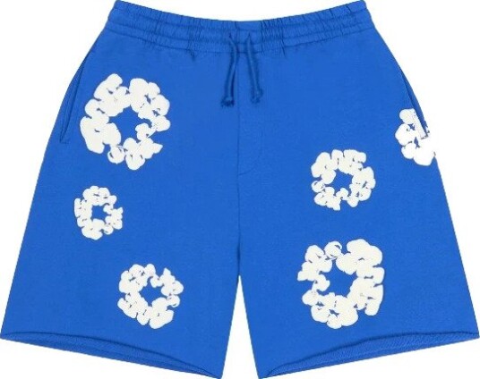Denim Tears, unisex, Shorts, Blå, L,