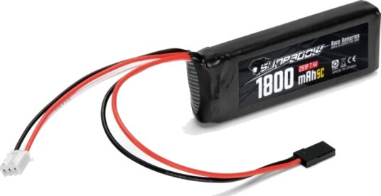 Sunpadow-mottakerbatteri Li-Po 7,4V 1800mAh 5C Sunpadow-mottakerbatteri Li-Po 7,4V 1800mAh 5C