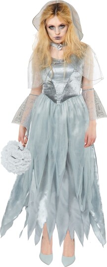 Riethmüller Zombie Spøkelsesbrud Kostyme Medium Large 9917925